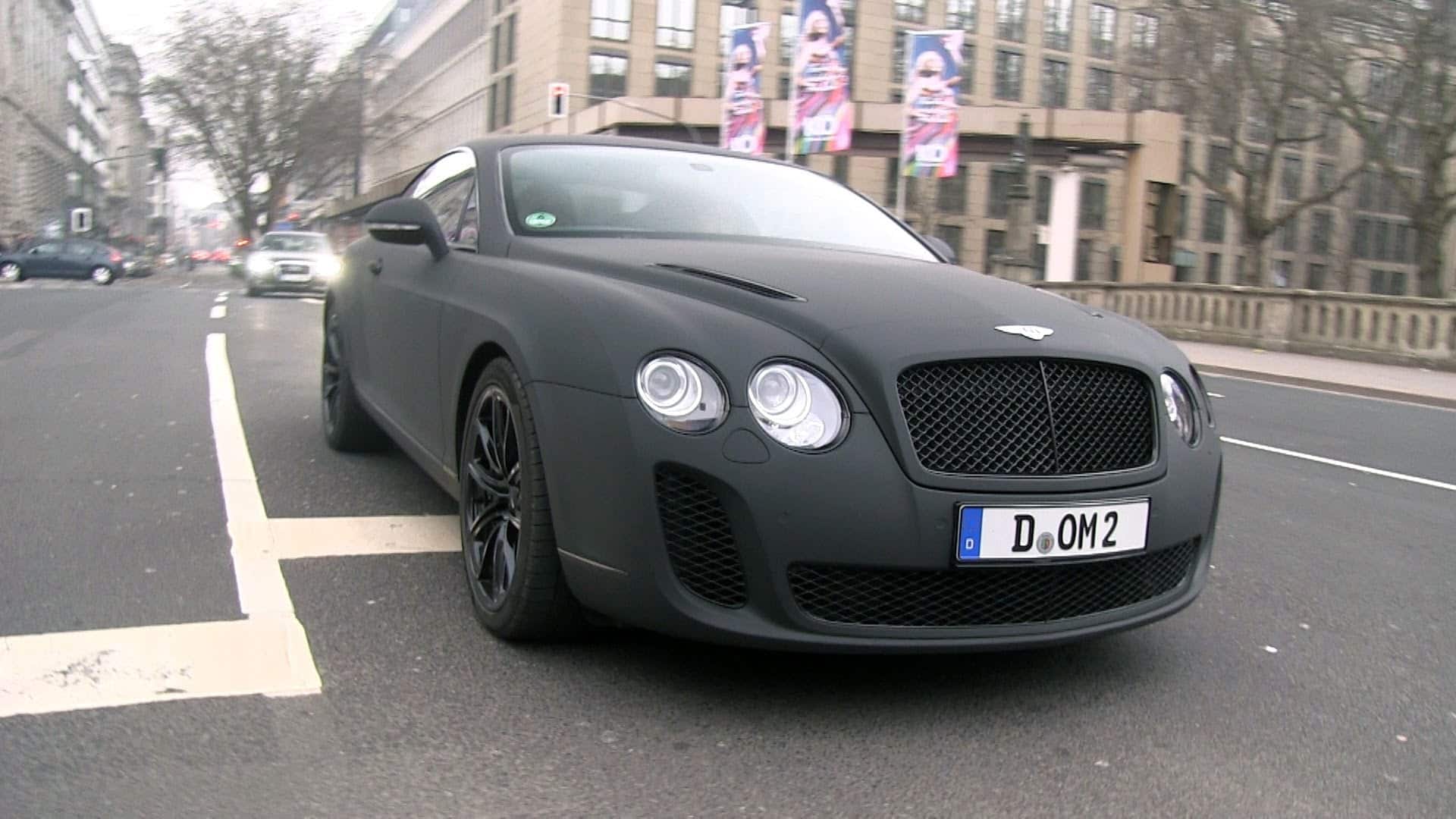 Matte Black Bentley