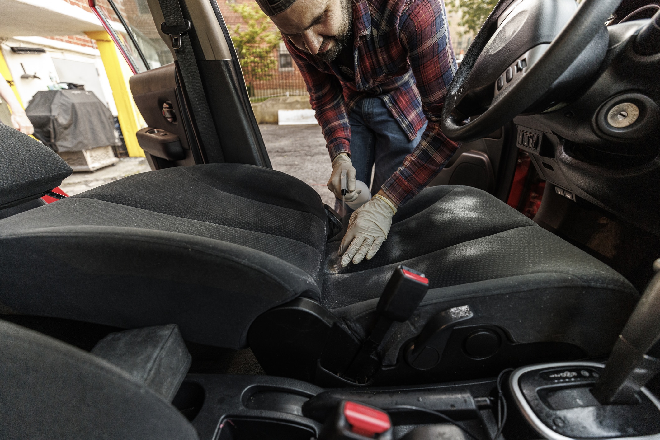 How to Clean Spilt Milk in Your Car